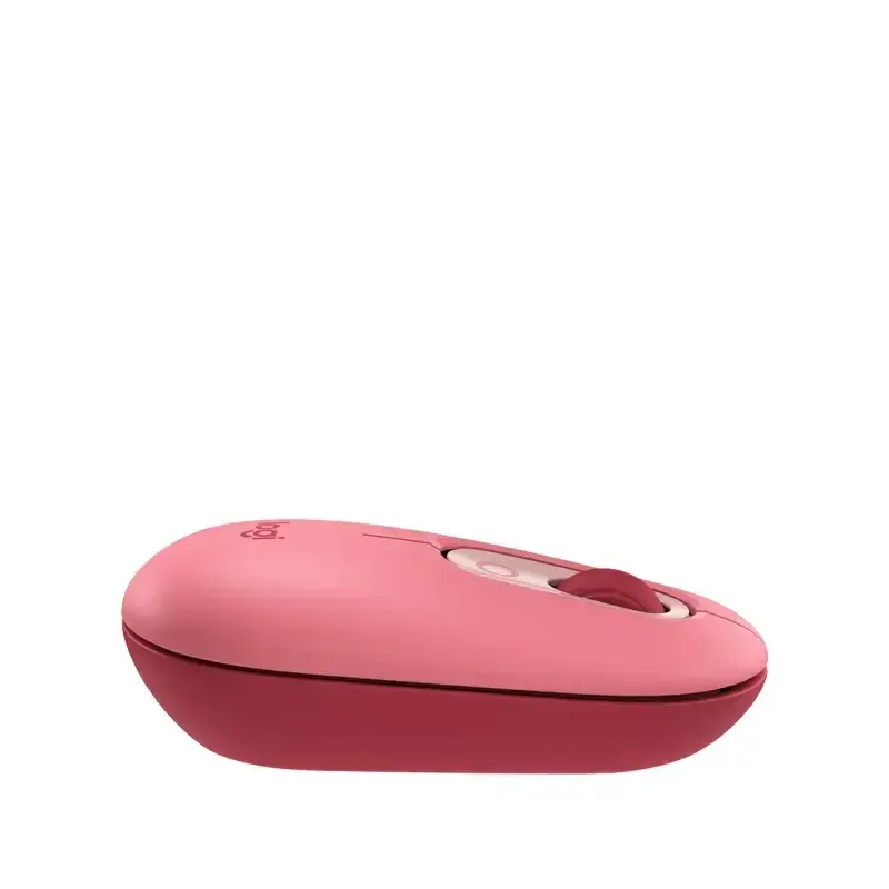 موس بی‌ سیم لاجیتک مدل Logitech POP Mouse pink
